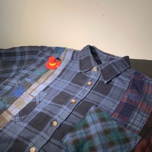 Needles Reworked Flannel Shirt